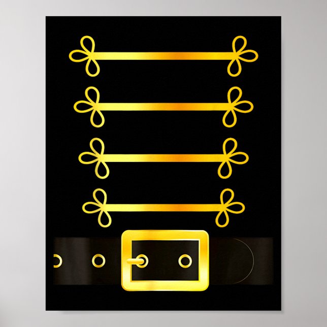 Poster Nutcracker Character Soldier Costume Uniform Funny (Frente)