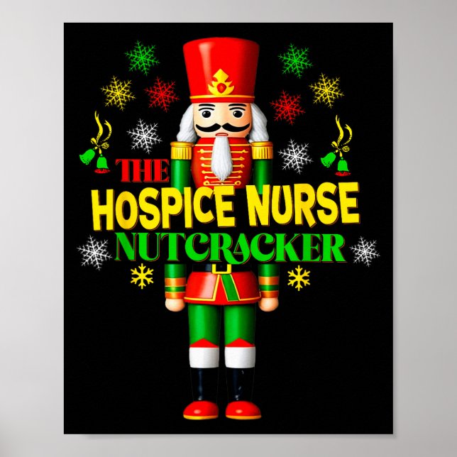 Poster Nutcracker Hosce Nurse Festive Christmas Holiday S (Frente)