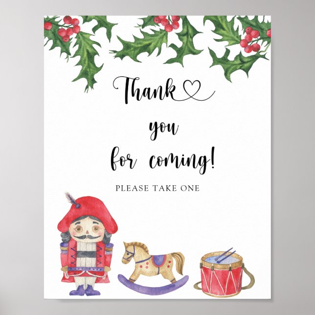 Poster Nutcracker - Obrigado por vir (Frente)