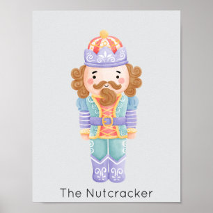 Poster Nutcracker Pastel Natal