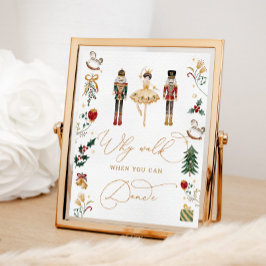 Poster Nutcracker por que andar quando você pode dançar a