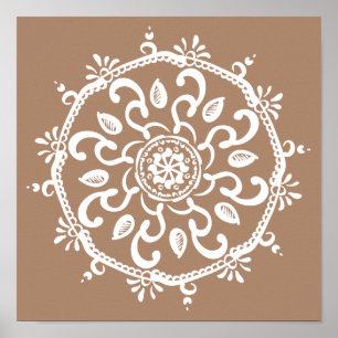 Poster Nutmeg Mandala