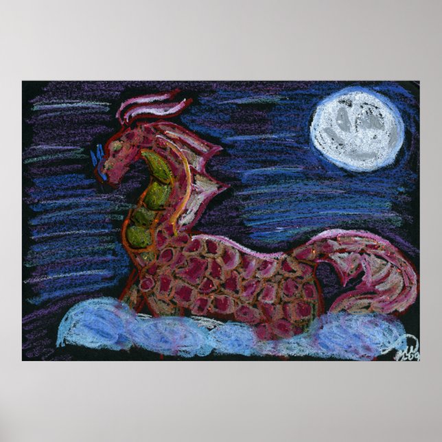 Póster Nuvem de dragão (Frente)