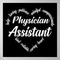 Nuvem de Palavras do Coração Assistente de Médico