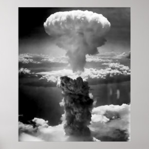 PÓSTER NUVEM MUSHROOM SOBRE HIROSHIMA 1945