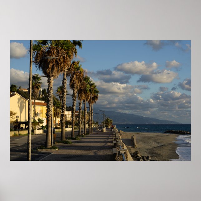 Poster Nuvens Acima Do Mar (Frente)