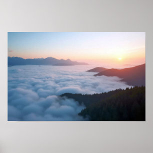 Poster Nuvens Céu Natureza Ao Ar Livre Paisagem Calma Pac