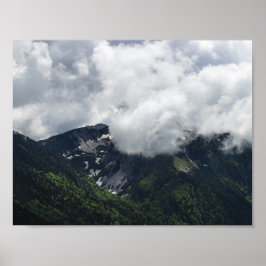 Poster Nuvens cobrindo montanhas