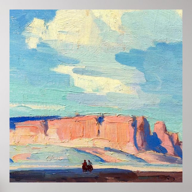 Poster Nuvens de arizona por Edgar Payne (Frente)