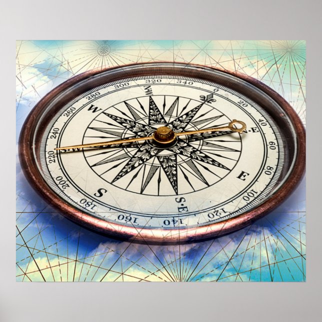 Póster Nuvens de Compass (Frente)