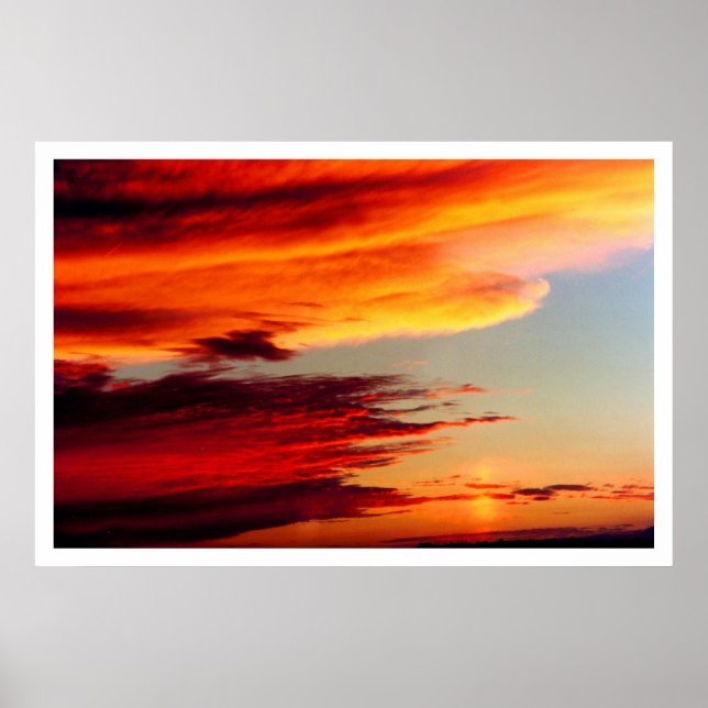 PÓSTER NUVENS DE FOGO (Frente)