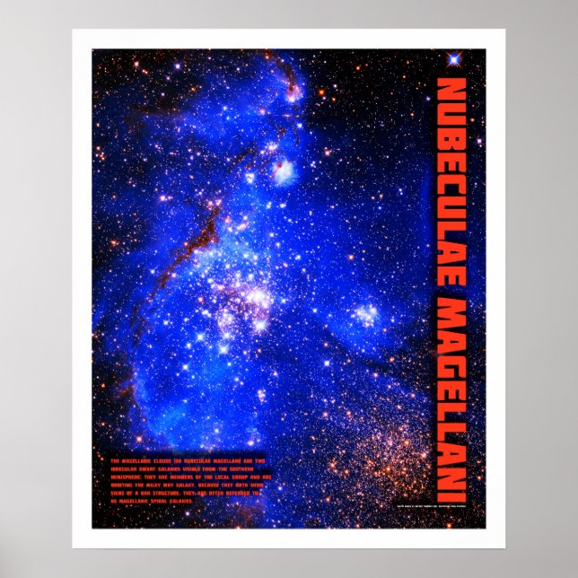 Póster Nuvens de Magalhães (Frente)
