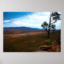 Nuvens de tempestade no australiano Outback