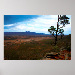 Poster Nuvens de tempestade no interior australiano