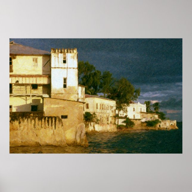 Poster Nuvens de Tempestade Zanzibar (Frente)