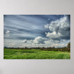 Poster Nuvens de travamento (cor HDR)