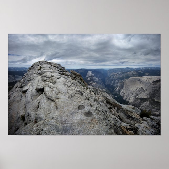 Póster Nuvens Descansam Vista - Yosemite (Frente)