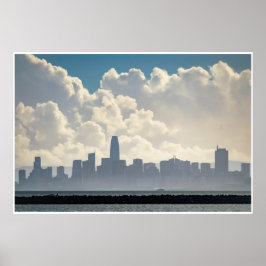 Poster Nuvens e a Cidade