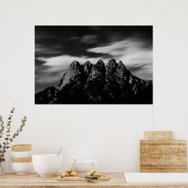 Poster Nuvens e montanhas