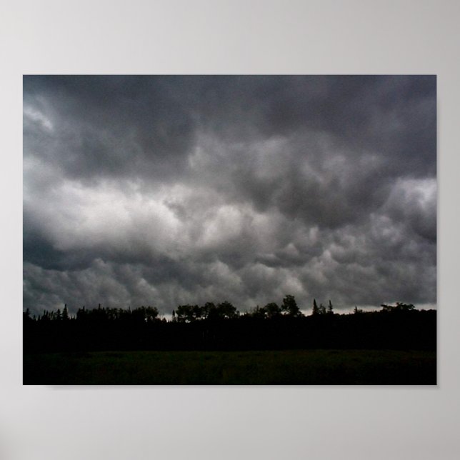 Póster Nuvens Escuras (3) (Frente)