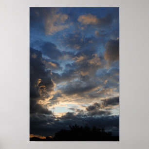 Poster Nuvens espetaculares no céu 2