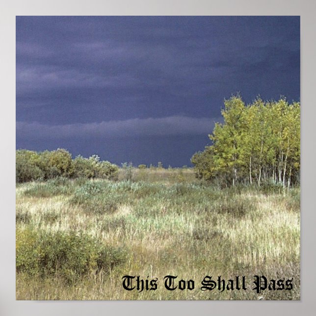 Poster Nuvens Passam Por (Frente)