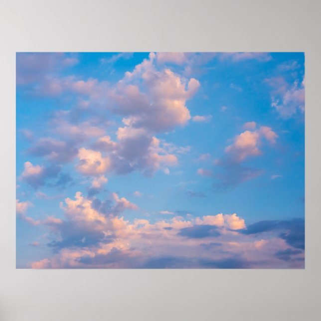 Poster Nuvens rosa - Rimini, Itália (Frente)