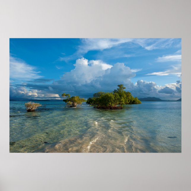 Poster Nuvens Sobre a Lagoa de Marovo (Frente)
