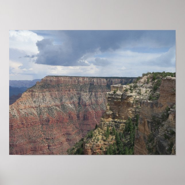 Poster Nuvens sobre o Grand Canyon (Frente)
