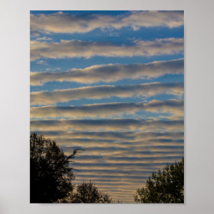 Poster Nuvens Stratocumulus Undulatus