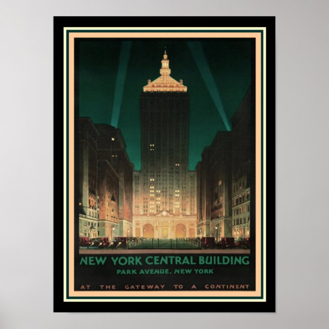 Póster NY Central/Helmsley Building ca.1930 (Frente)