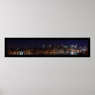 Póster NYC panorâmico