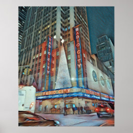 Poster NYC Radio Music Hall