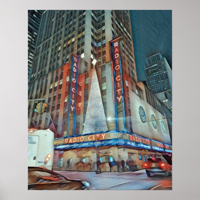 Poster NYC Radio Music Hall (Frente)