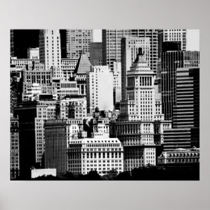 Póster NYC Skyline IX