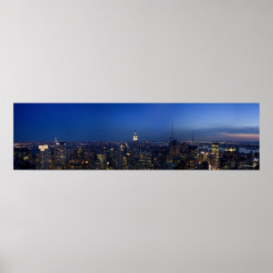 Póster NYC Sun para baixo