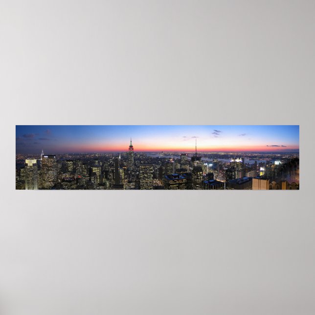 Poster NYC Top of the Rock Panoromaic picture (Frente)