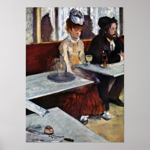 Póster O absinto por Edgar Degas