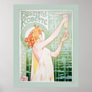 Póster O absinto Robette (hortelã)