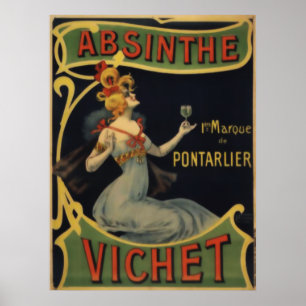 Poster O absinto Vichet