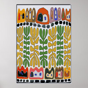 Poster O abstrato dos recintos de diversão, Nova Orleãe