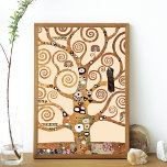 Póster O Abstrato Gustav klimt da árvore da vida<br><div class="desc">Impressão de arte fina com a pintura simbólica de Gustav Klimt (1862-1918),  The Tree of Life (C.1909). Abstrato de uma árvore com galhos girados. Uma das três obras de arte do Stoclet Frieze encomendou o Palais Stoclet em Bruxelas,  Bélgica.</div>