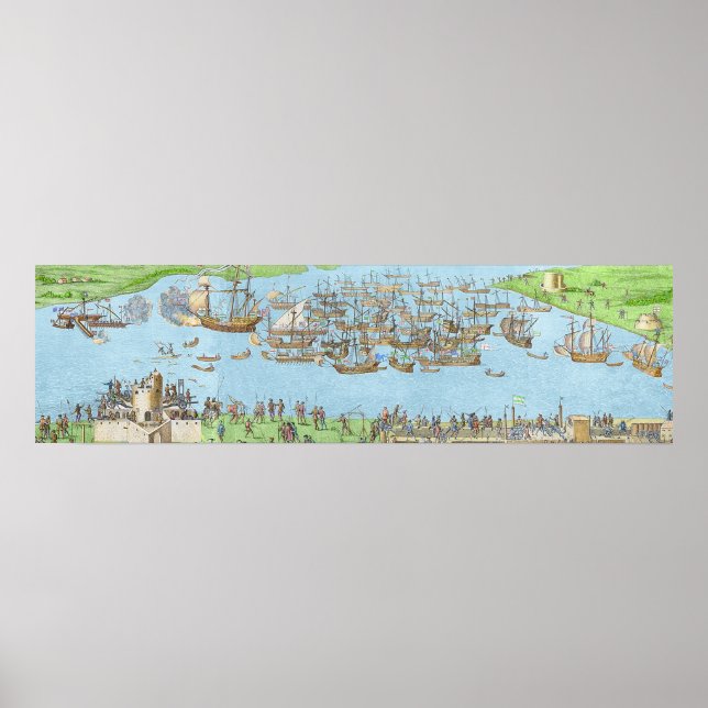 Póster O acampamento das Forças Inglesas (Frente)