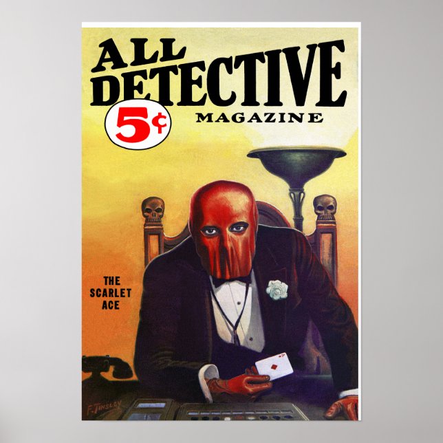 Póster O Ace Escarlate (Frente)