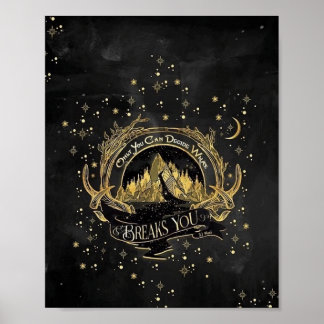 Poster O Acotar Só Diz O Que Te Quebra