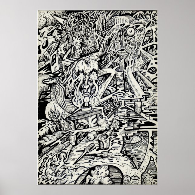 Póster O Adept, de Brian Benson (Frente)