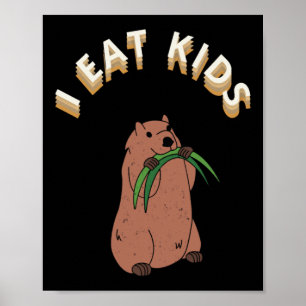 Poster O adesivo das crianças que comi crianças
