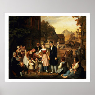 Poster O adeus de Dorothea, do Hermann de Goethe 'e faz