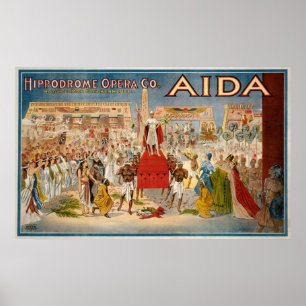 Poster O Aida de Giuseppe Verdi