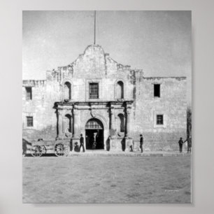 Póster O Alamo em San Antonio, TX 1